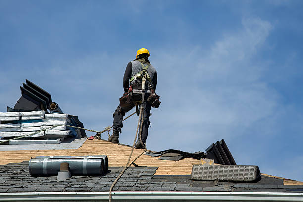 Professional Roofing technician working in Andrew, IA
